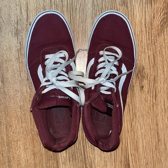 Maroon High-Top Vans - Picture 2 of 5
